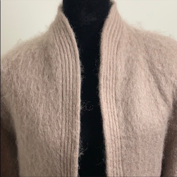 George David fashions fuzzy 50s 60s coat taupe - Picture 8 of 8